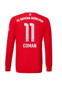 Bayern Munich Kingsley Coman #11 Fotballdrakt Hjemme Klær 2022-23 Lange ermer